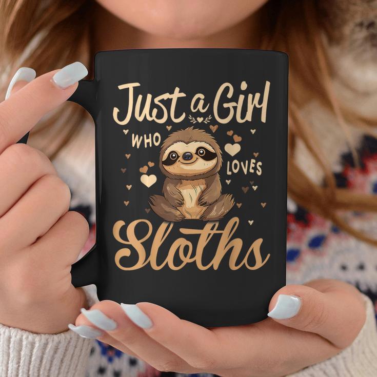 Sloth Lover Just A Girl Who Loves Sloths Coffee Mug Unique Gifts