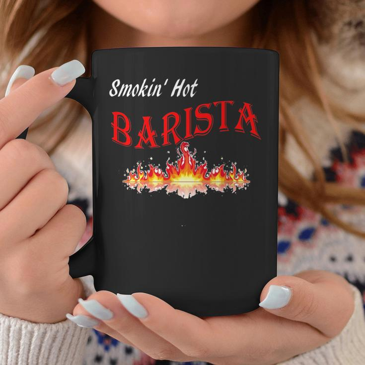 Smokin' Hot Barista Coffee Mug Unique Gifts