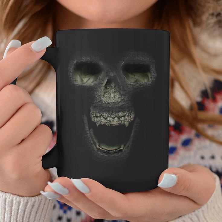 Smoky Skull Laughing Coffee Mug Unique Gifts