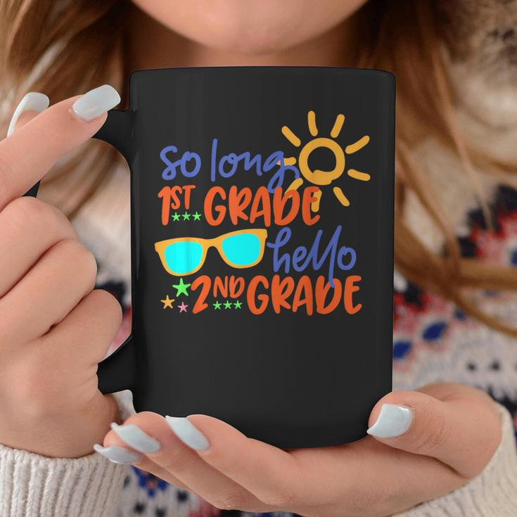 So Long 1St Grade Hello 2Nd Grade Teacher Student School Coffee Mug Unique Gifts