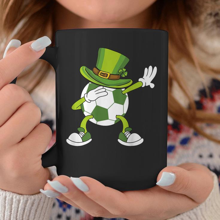 Soccer Boy St Paddys Day Leprechaun Hat Dabbing Soccer Ball Coffee Mug Unique Gifts