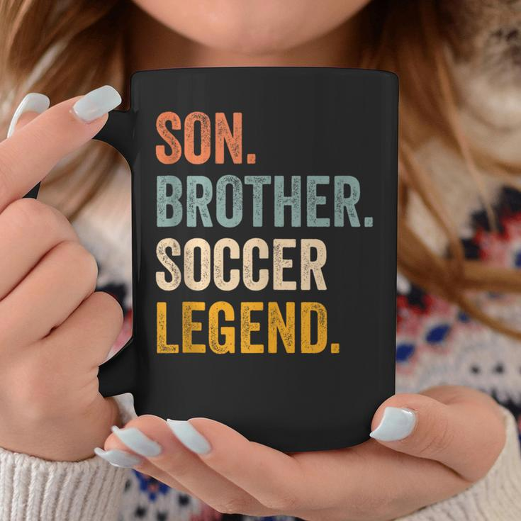 Soccer For Boys 8-12 Retro Son Brother Soccer Coffee Mug Personalized Gifts