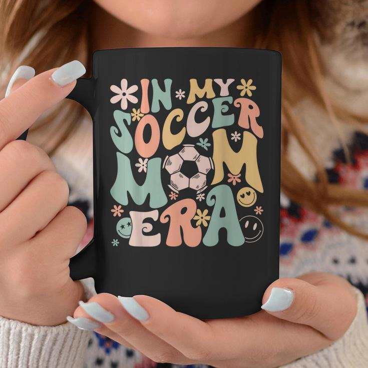 In My Soccer Mom Era Groovy Soccer Mom Life Coffee Mug Unique Gifts