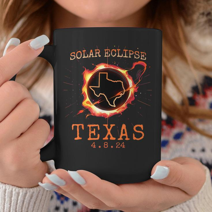 Solar Eclipse 2024 Texas Usa State Totality Path Souvenir Coffee Mug Unique Gifts