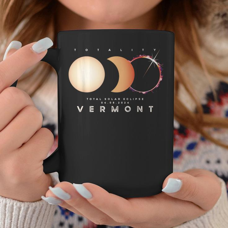 Solar Eclipse 2024 Vermont Total Eclipse American Graphic Coffee Mug Unique Gifts