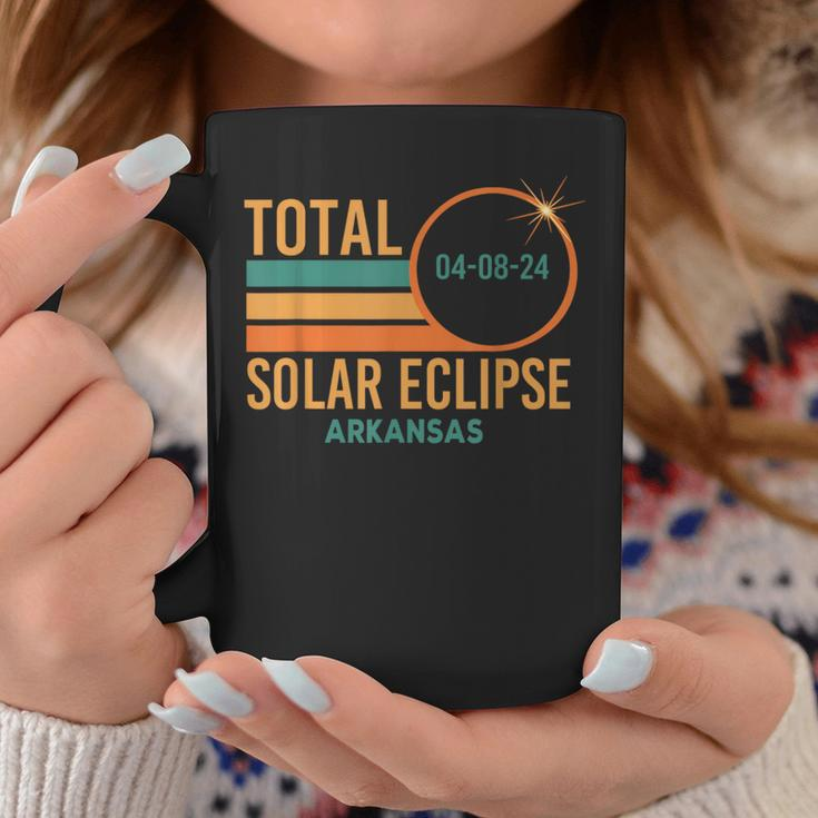 Solar Eclipse Arkansas April 8 2024 Total Totality Coffee Mug Unique Gifts