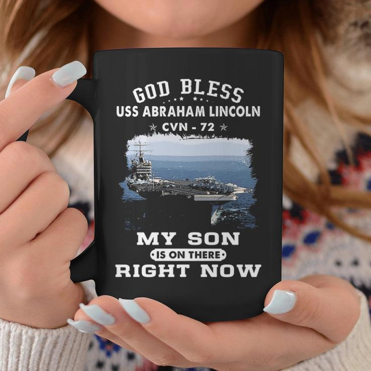 My Son Is Uss Abraham Lincoln Cvn Coffee Mug Unique Gifts