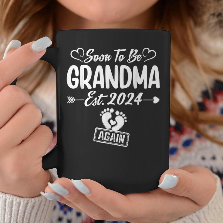 Soon To Be Grandma Again Est 2024 New Mom Coffee Mug Personalized Gifts