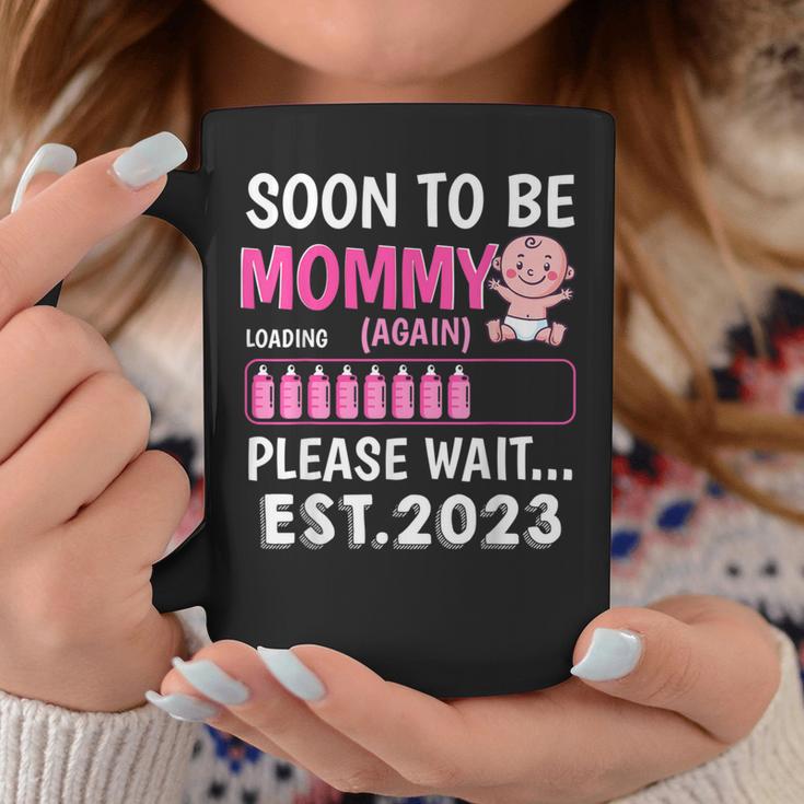 Soon To Be Mommy Again Est 2023 Baby Shower Girl Loading Coffee Mug Unique Gifts