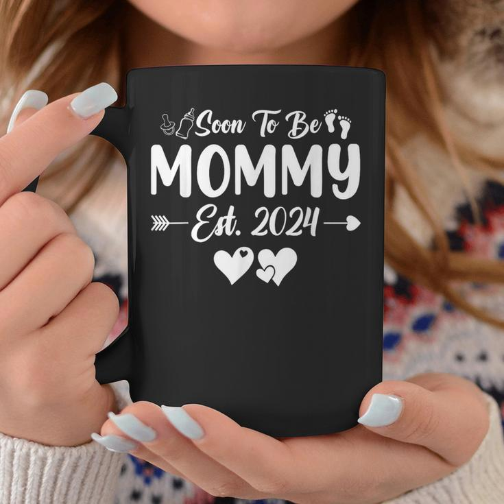 Soon To Be Mommy Est 2024 New Mom New Mama Womens Coffee Mug Funny Gifts