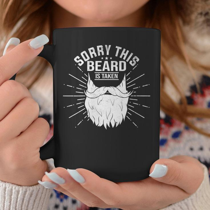 Sorry This Beard Is Taken Bearded Fathers Day Coffee Mug Unique Gifts