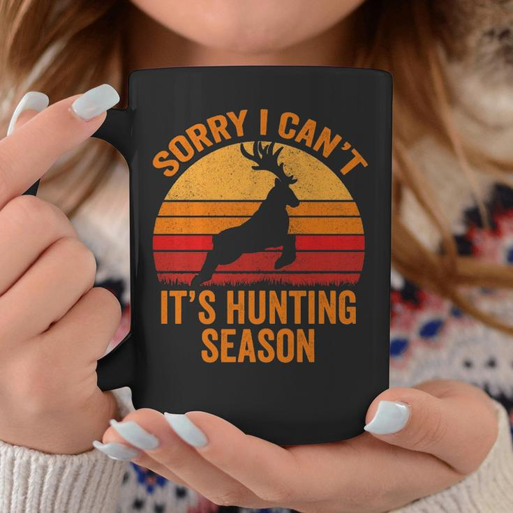 Sorry I Can't It Hunting Season Deer Bow Hunter Coffee Mug Unique Gifts