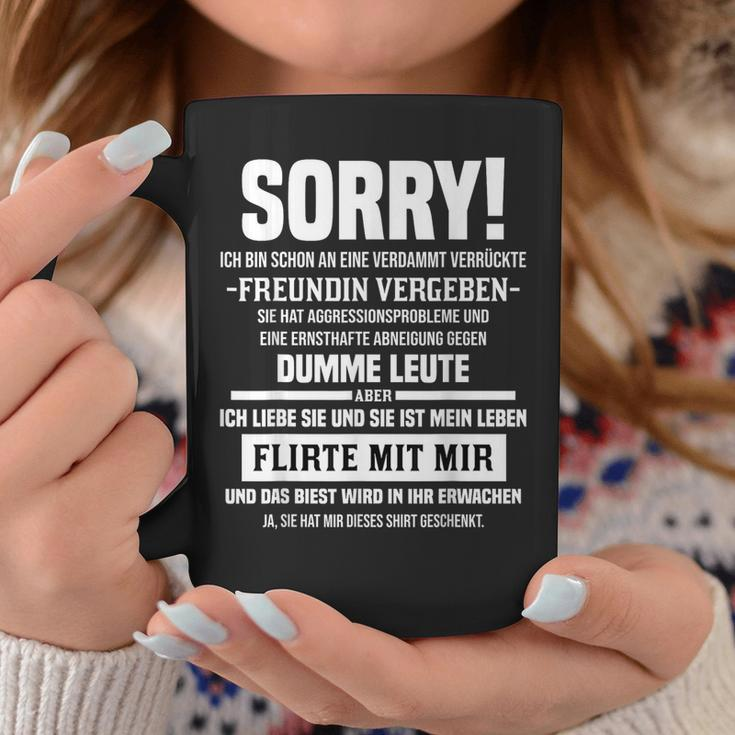 Sorry Ich Bin Schon Vergen German Language S Tassen Lustige Geschenke