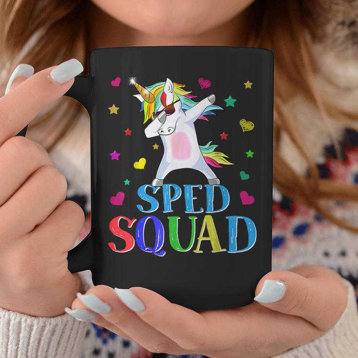 Sped Squad Special Education Unicorn Dab Teacher Coffee Mug Unique Gifts