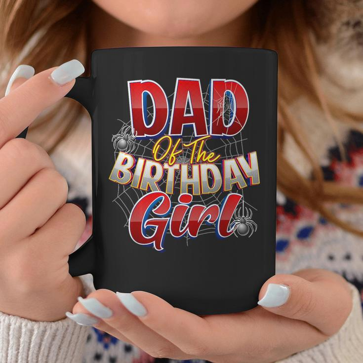Spider Web Birthday Party Costume Dad Of The Birthday Girl Coffee Mug Personalized Gifts
