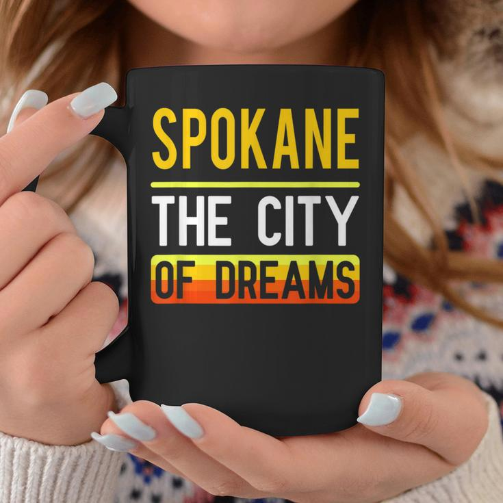 Spokane The City Of Dreams Washington Souvenir Coffee Mug Unique Gifts