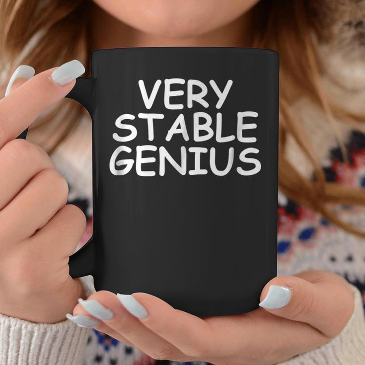 Very Stable Genius Quote Coffee Mug Unique Gifts