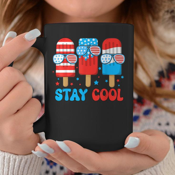Stay Cool 4Th July Popsicle American Flag Boy Toddler Coffee Mug Personalized Gifts