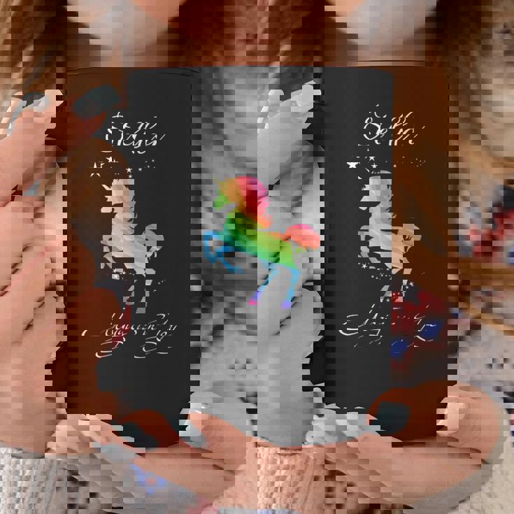 Stella Magic Einhorn Tassen - Mystisches Pferd mit Regenbogenspritzern Lustige Geschenke