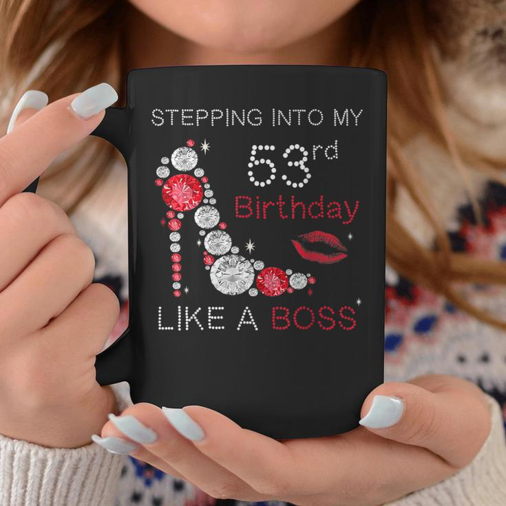 Stepping Into My 53Rd Birthday Like A Boss Bday Women Coffee Mug Unique Gifts
