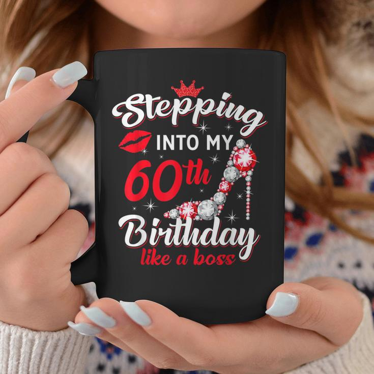 Stepping Into My 60Th Birthday Like A Boss 60 Years Old Coffee Mug Unique Gifts