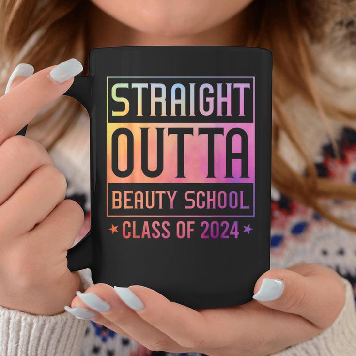 Straight Outta Beauty School Graduation Class Of 2024 Coffee Mug Unique Gifts