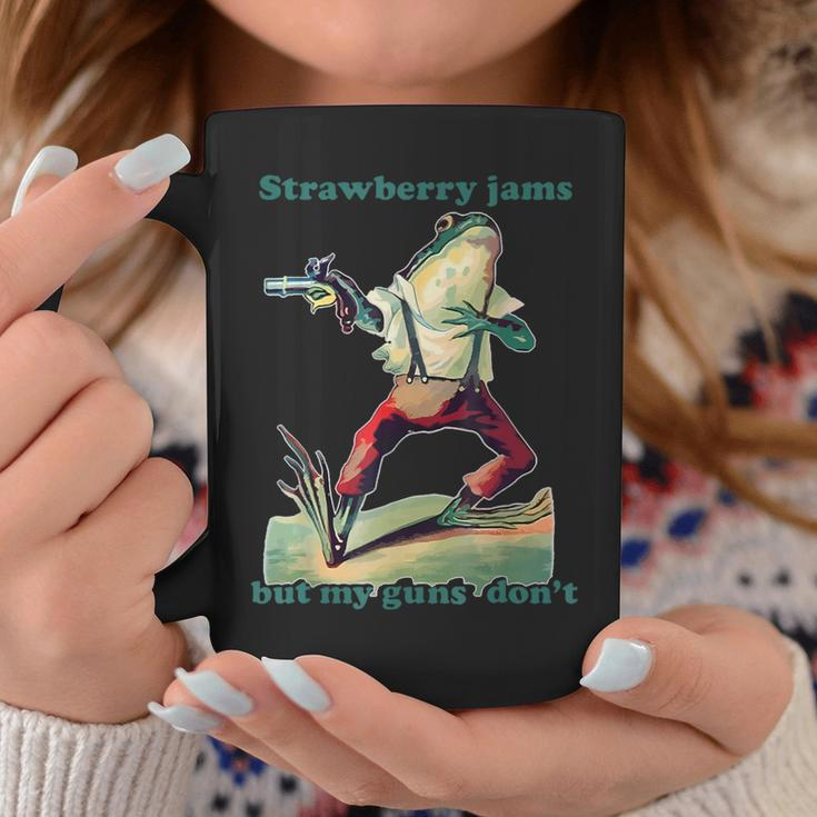 Strawberry Jams But My Guns Don't Coffee Mug Unique Gifts