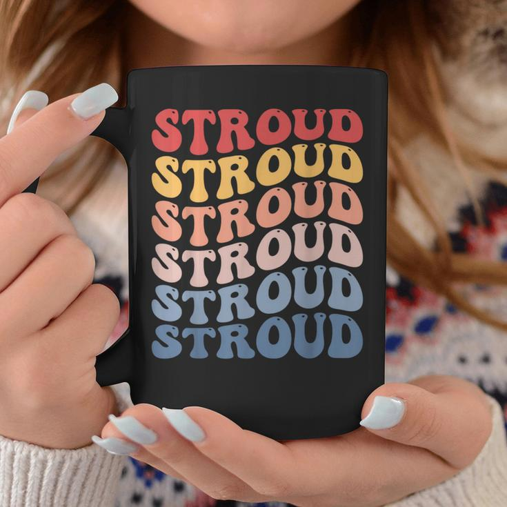 Stroud City Groovy Retro Coffee Mug Unique Gifts
