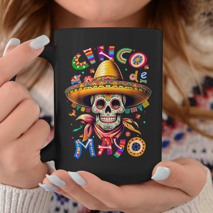 Sugar Skull Cinco De Mayo For Mexican Party Coffee Mug Unique Gifts