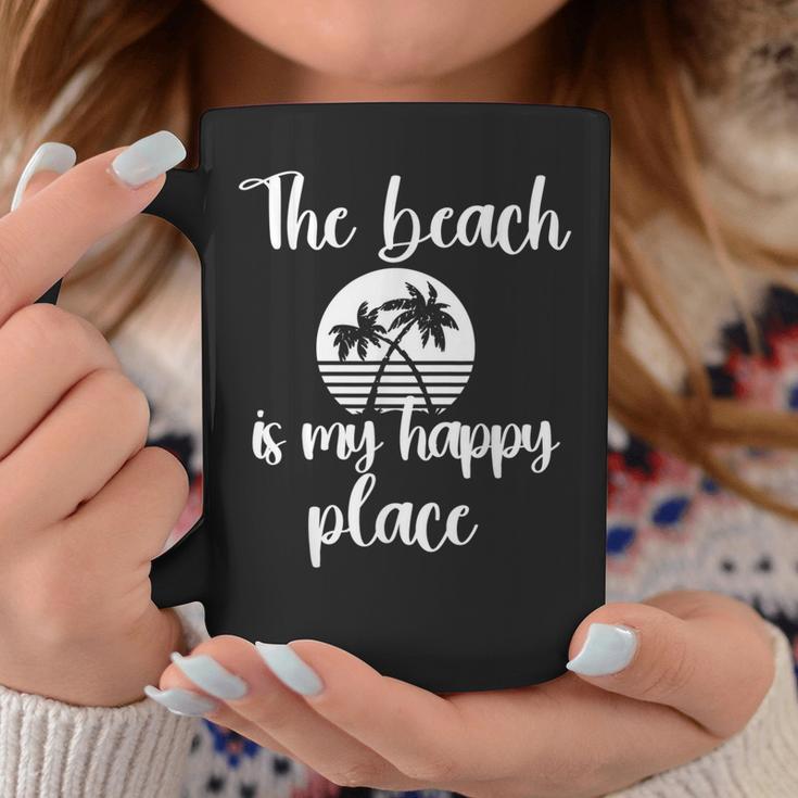 Sun Shine Beach The Beach Is My Happy Place Coffee Mug Unique Gifts