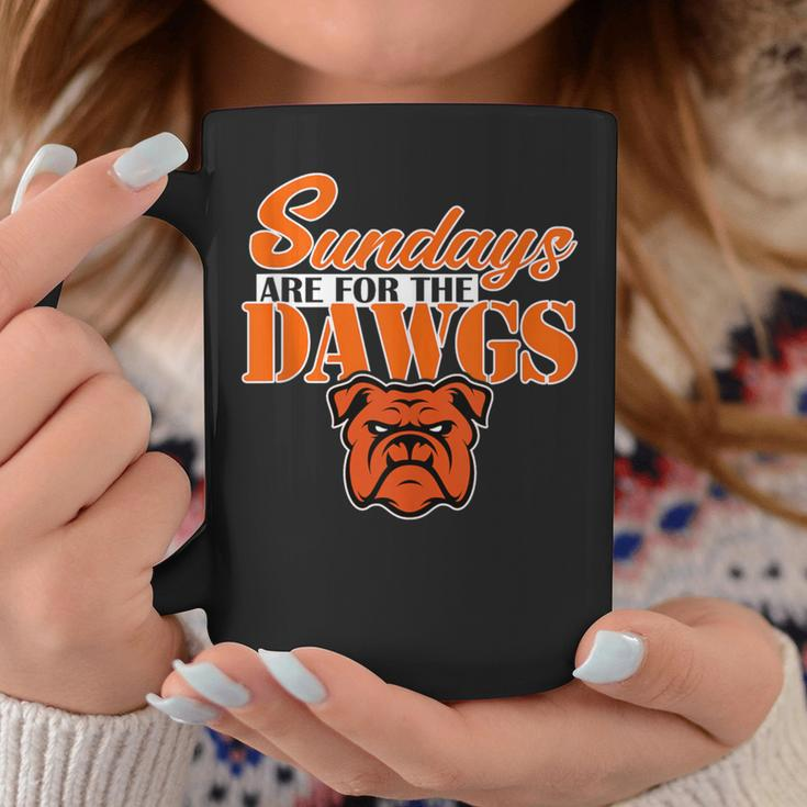 Sundays Are For The Dawgs Cleveland Ohio Dawg Coffee Mug Unique Gifts