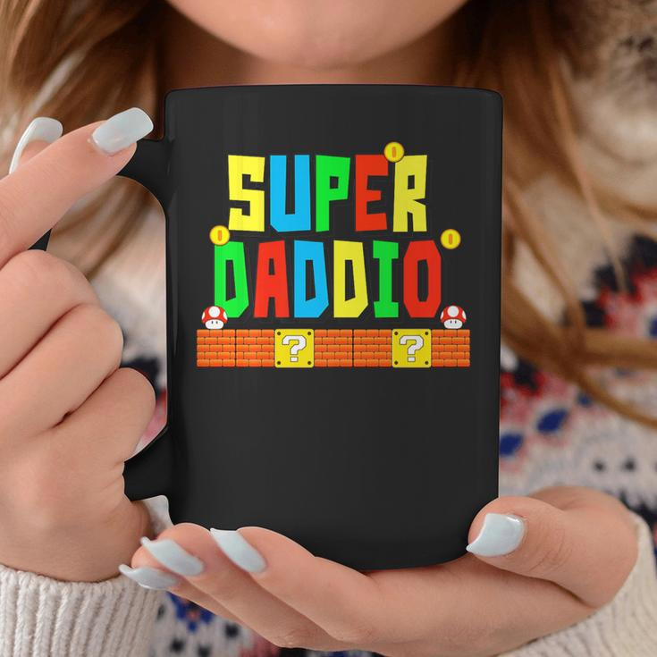 Super Daddio Saying Gamer Father’S Day Coffee Mug Unique Gifts