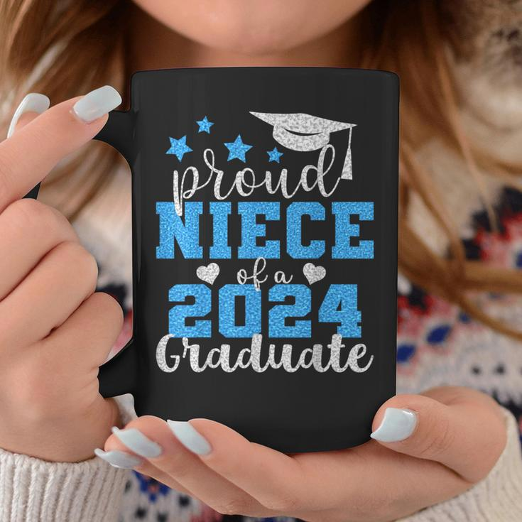 Super Proud Niece Of 2024 Graduate Awesome Family College Coffee Mug Unique Gifts