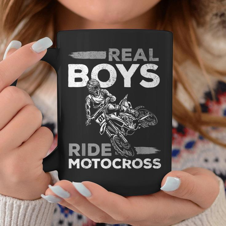 Supercross Dirt Bike Motorcycle Real Boys Ride Motocross Coffee Mug Unique Gifts