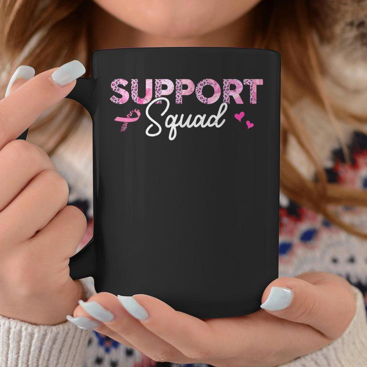 Support Squad Breast Cancer Awareness Cancer Survivor Coffee Mug Unique Gifts