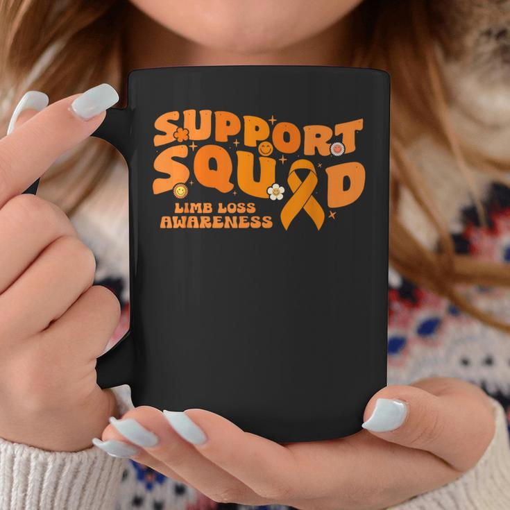 Support Squad Limb Loss Awareness Orange Ribbon Hope Fighter Coffee Mug Funny Gifts