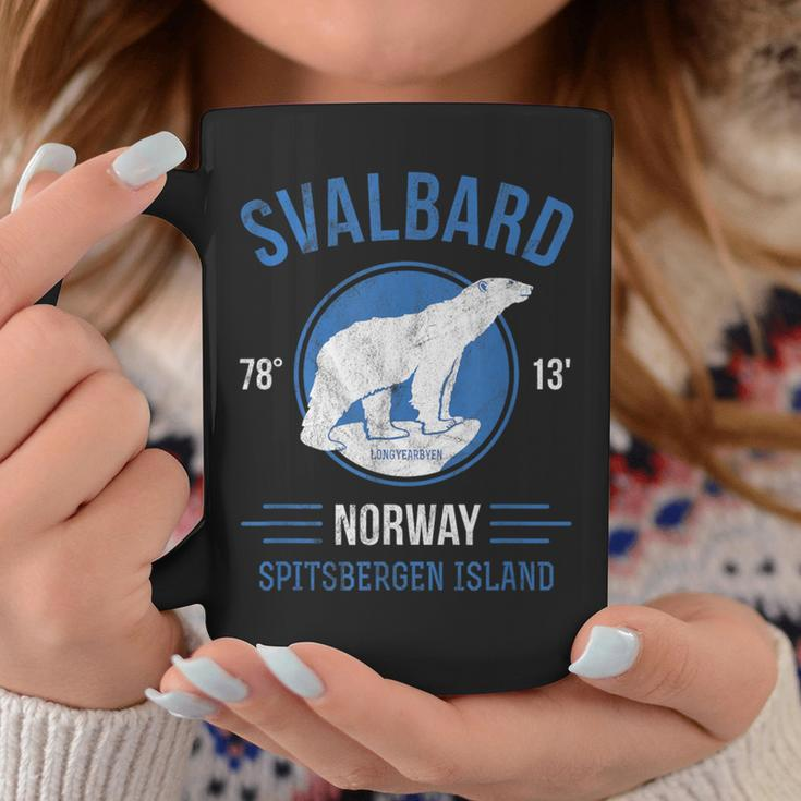 Svalbard Norway Arctic Circle Polar Bear Spitsbergen Coffee Mug Unique Gifts