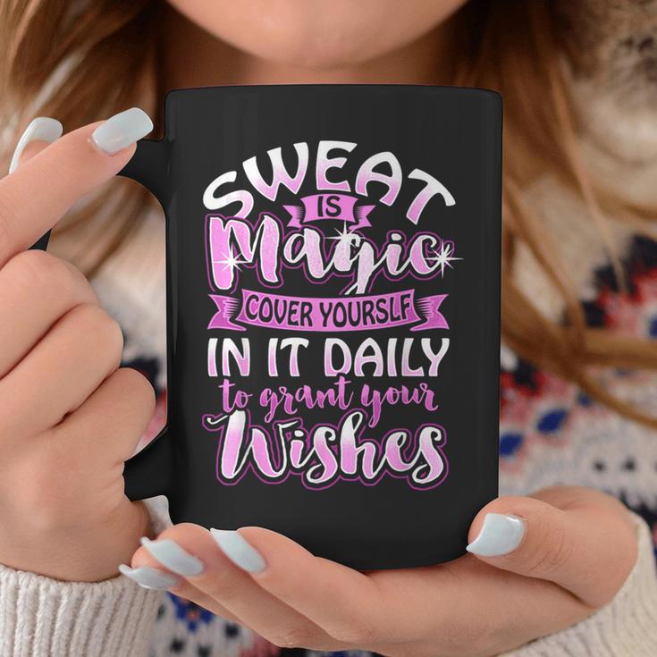 Sweat Is Magic Loves Yoga Practice Yogi Quote Namaste Zen Coffee Mug Unique Gifts