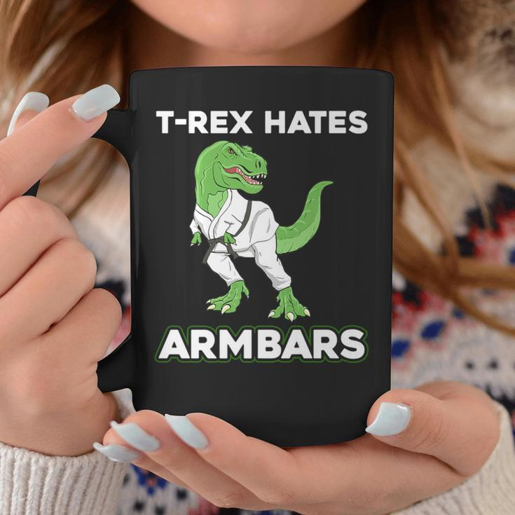 T-Rex Hates Armbars Bjj Jiu Jitsu Coffee Mug Unique Gifts