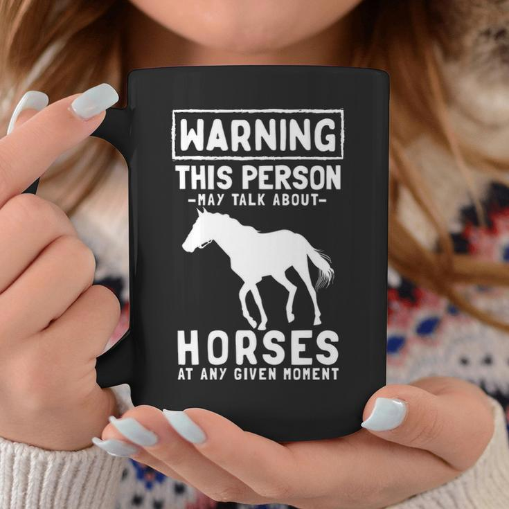 Talk About Horses Horseback Riding Horse Lover Coffee Mug Unique Gifts