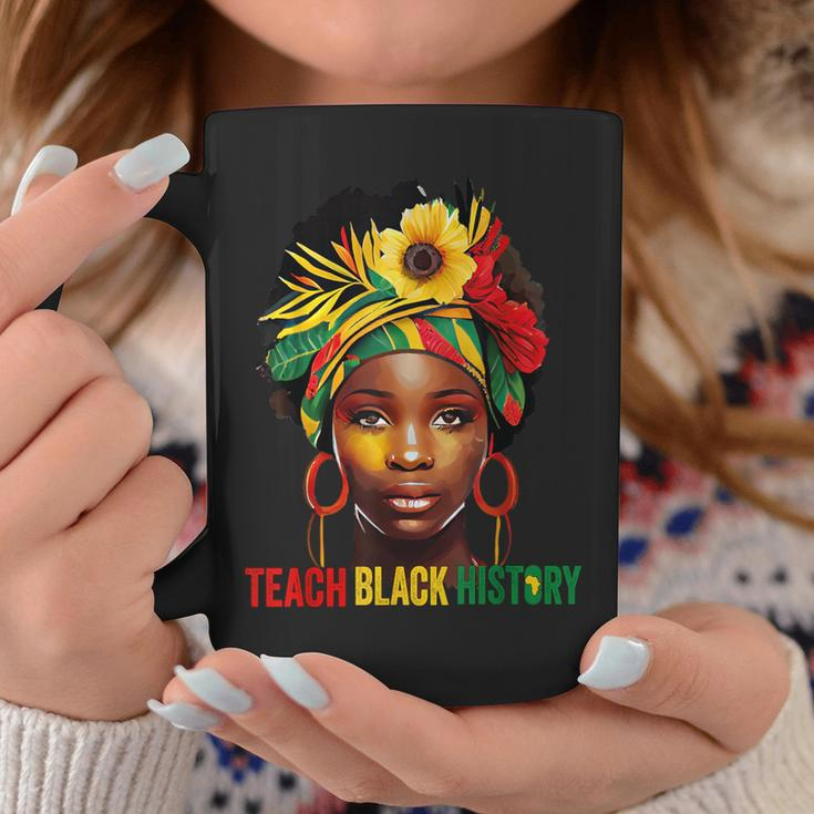 Teach Black History Month Afro Melanin Teacher Junenth Coffee Mug Funny Gifts