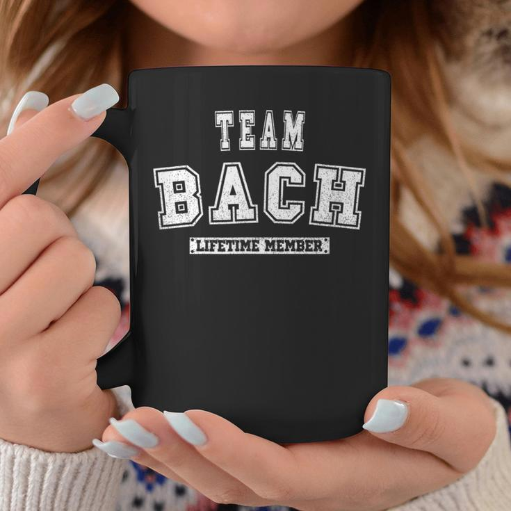 Team Bach Lifetime Member Family Last Name Coffee Mug Funny Gifts