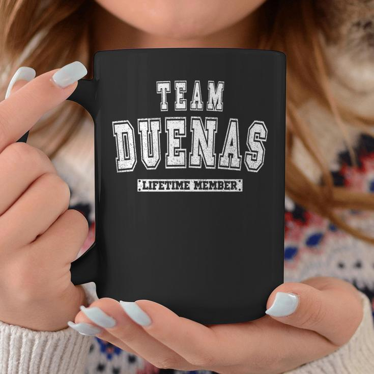 Team Duenas Lifetime Member Family Last Name Coffee Mug Funny Gifts