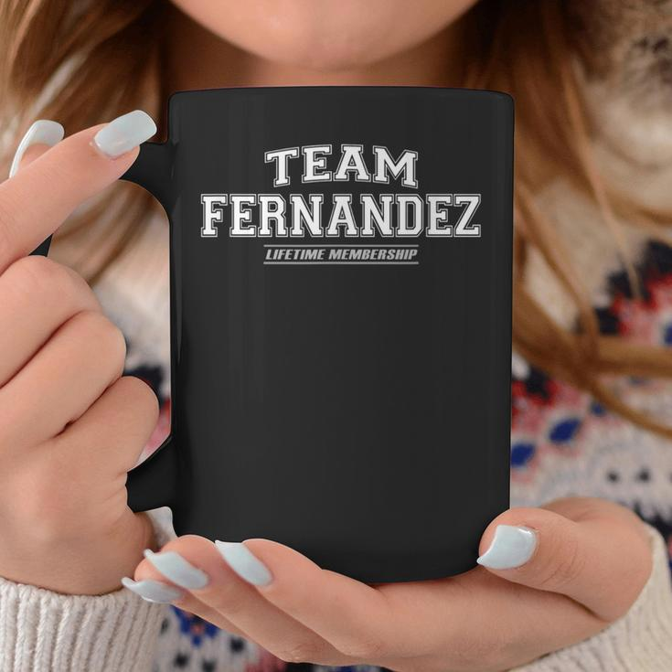 Team Fernandez Proud Family Surname Last Name Coffee Mug Funny Gifts