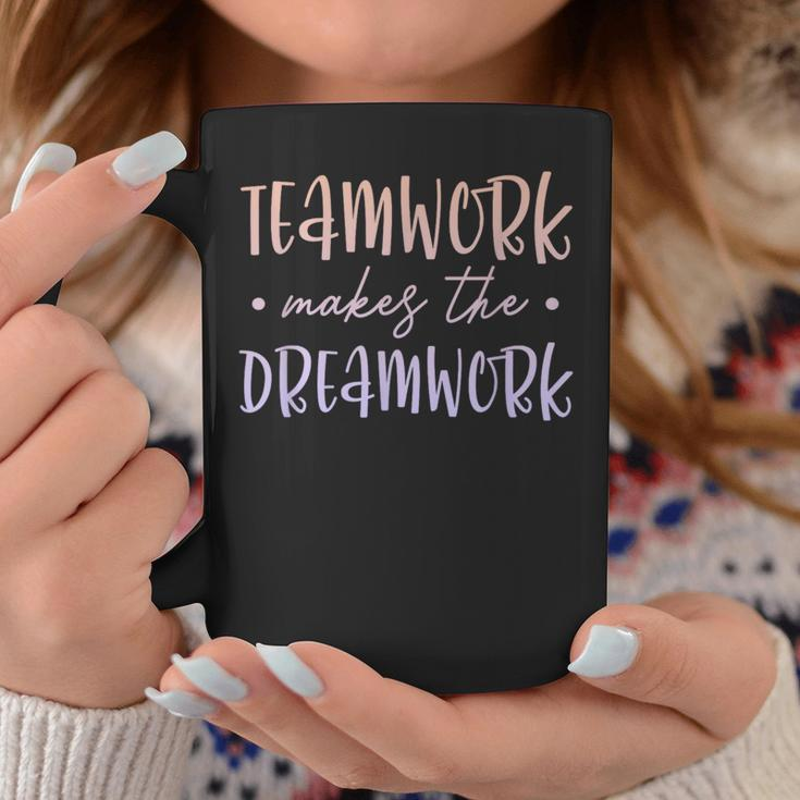 Teamwork Makes The Dreamwork Employee Team Motivation Coffee Mug Unique Gifts