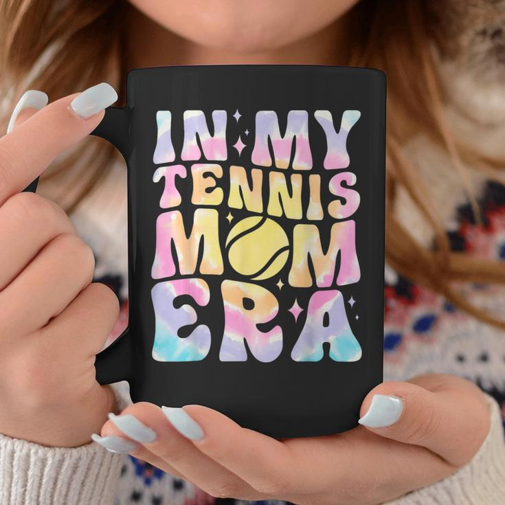 In My Tennis Mom Era Tie Dye Groovy Coffee Mug Personalized Gifts