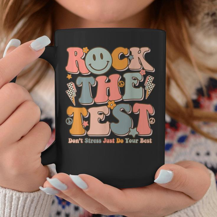 Testing For Teachers Test Day Teacher Rock The Test Coffee Mug Unique Gifts