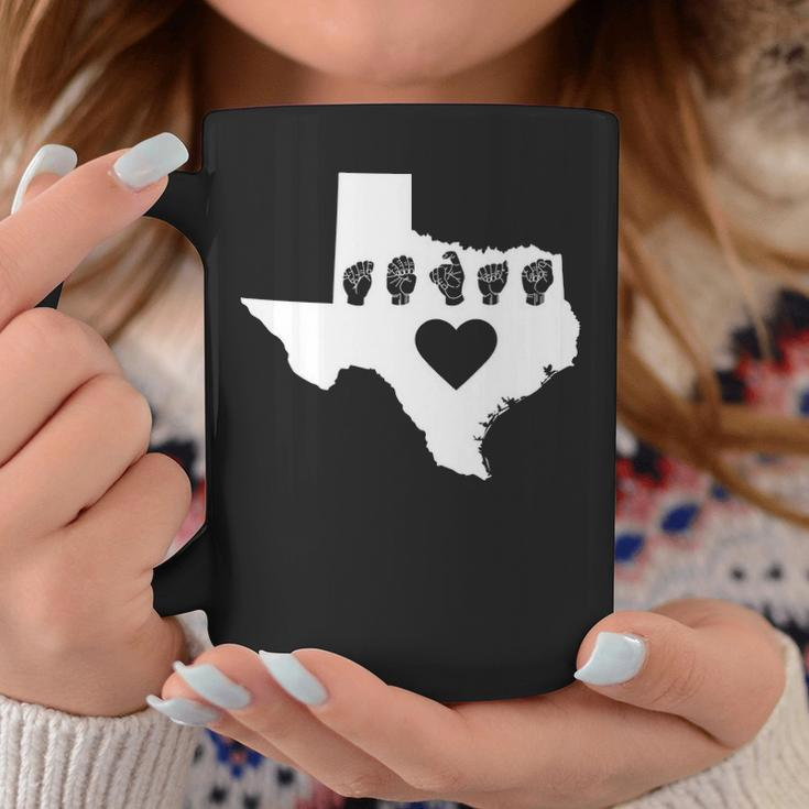 Texas Pride Sign Language Coffee Mug Unique Gifts