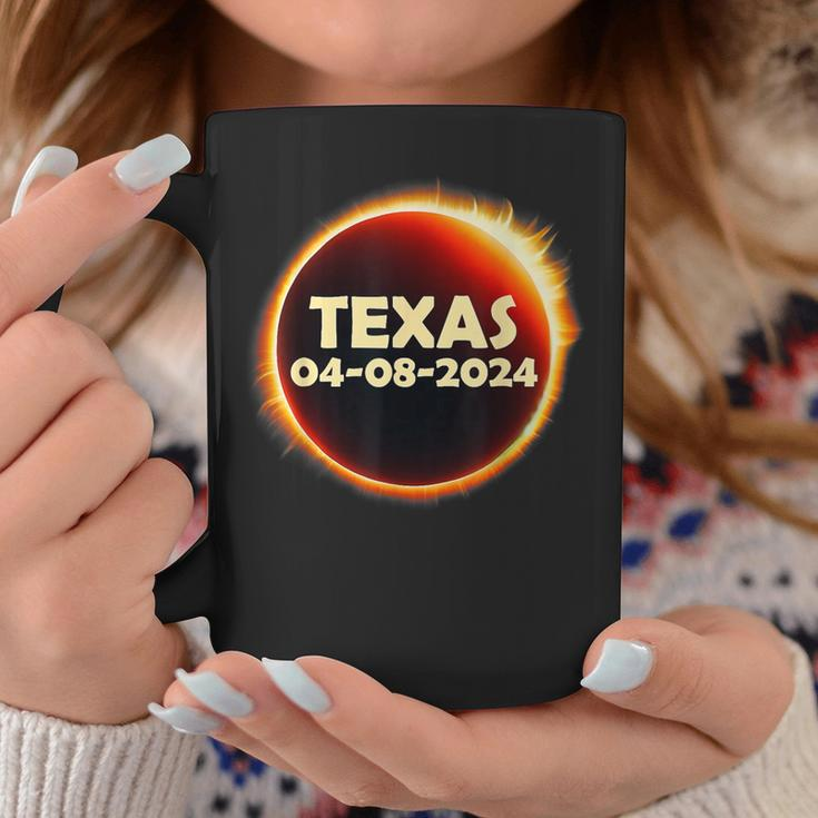 Texas Solar Eclipse 2024 April 8 Totality Texas Coffee Mug Unique Gifts