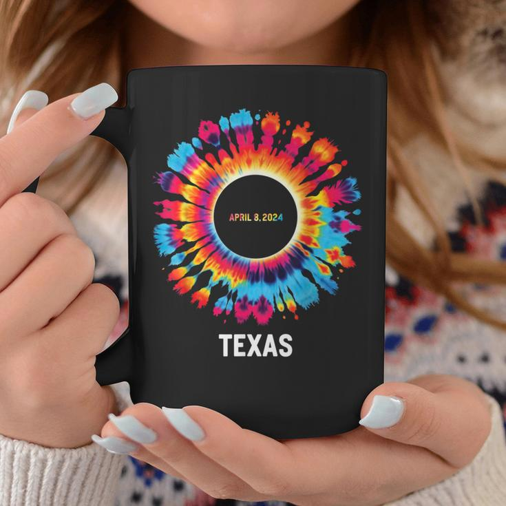 Texas Total Solar Eclipse 2024 Party Totality Tie Dye Coffee Mug Unique Gifts